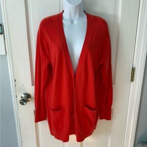 Banana Republic Vibrant Red Women's Cardigan